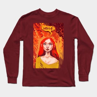 Fire Witch Long Sleeve T-Shirt